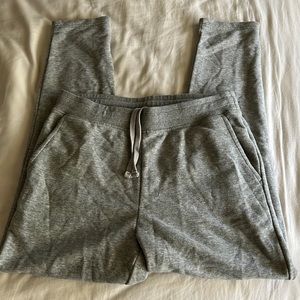 Grey sweatpants